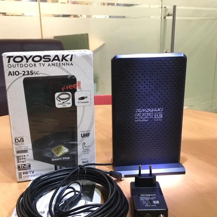 CHEKOUT Antena indoor/ outdoor antena dalam antena luar digital Toyosaki 235