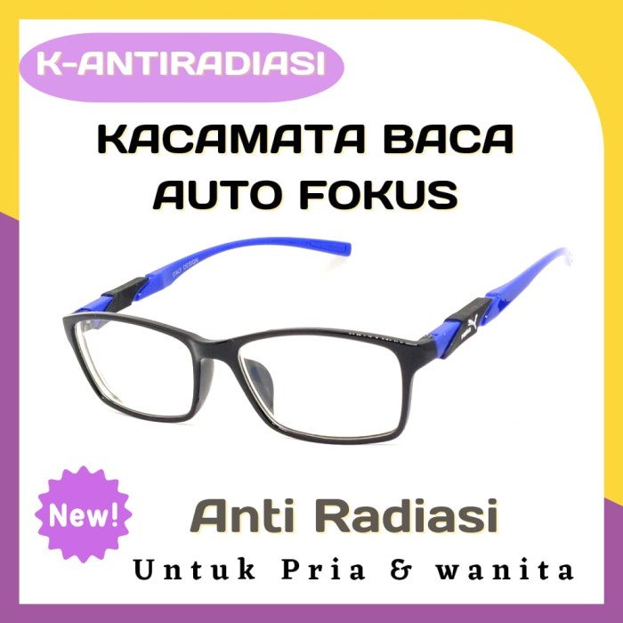 BAYAR DITEMPAT Kacamata Baca Pria Sporty Auto Fokus Kacamata Plus Auto Focus Wanita /KACAMATA