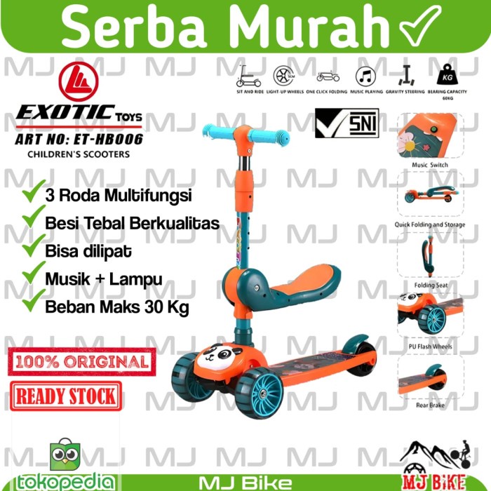 Terlaris Scooter Anak Roda 2 / Otoped Anak