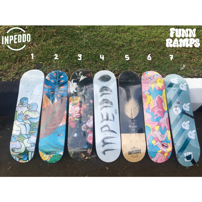 Terlaris Skateboard Deck Inpeddo 8.0 - 8.25 Inch Canadian Maple Not Blank Deck