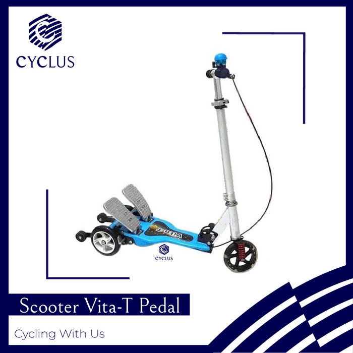 Terlaris Skuter Injak / Scooter Injak Vita-T Scooter Anak Dual Pedal Otoped
