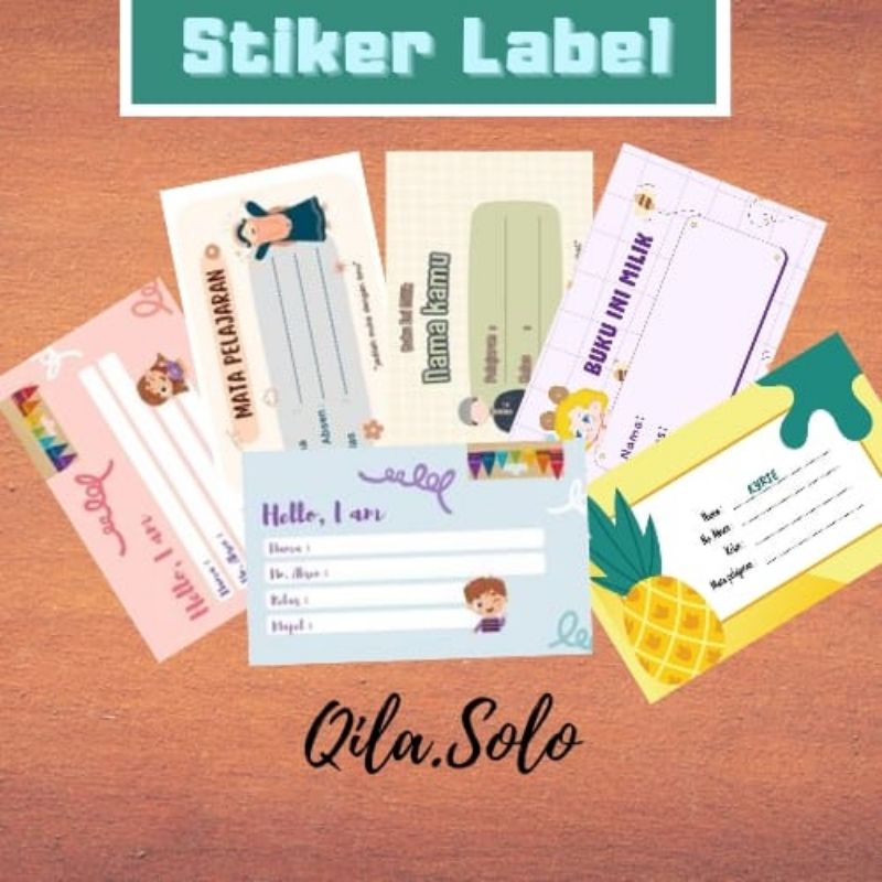 

Stiker Label Buku Sekolah Bisa Campur Volume 2