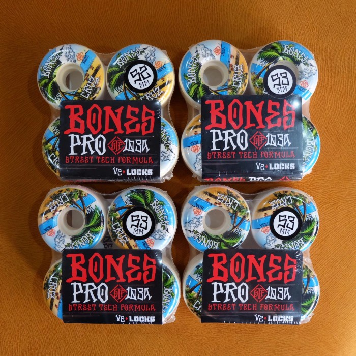 Terlaris Skateboard Bones Wheels Stf Street Tech Formula