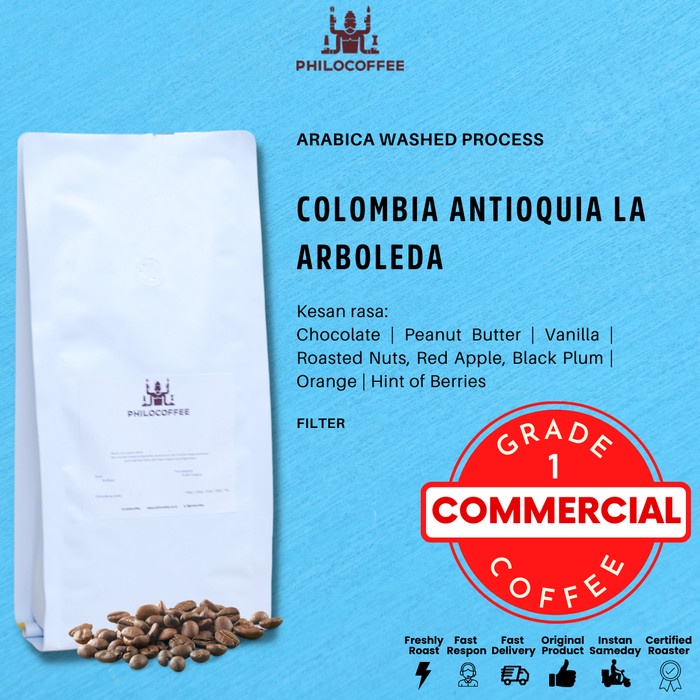 

Mantap Arabika Colombia Antioquia La Arboleda 500Gr | Coffee Terbatas