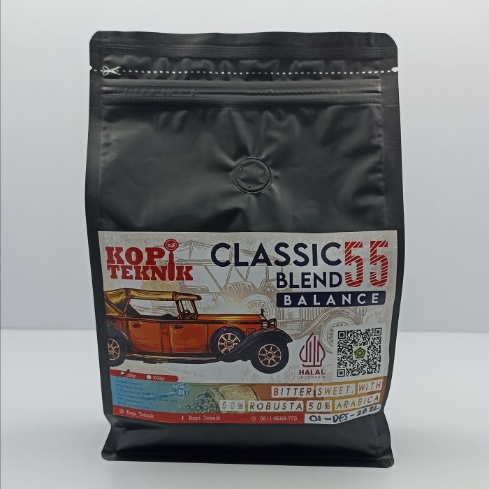 

Hari Ini Biji Kopi Espresso Blend - Classic Blend 55 Balance 500Gr Bergaransi
