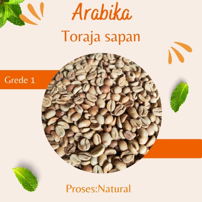 

Hemat Arabika Green Bean Toraja Sapan Proses: Natural Grede1 Terlaris