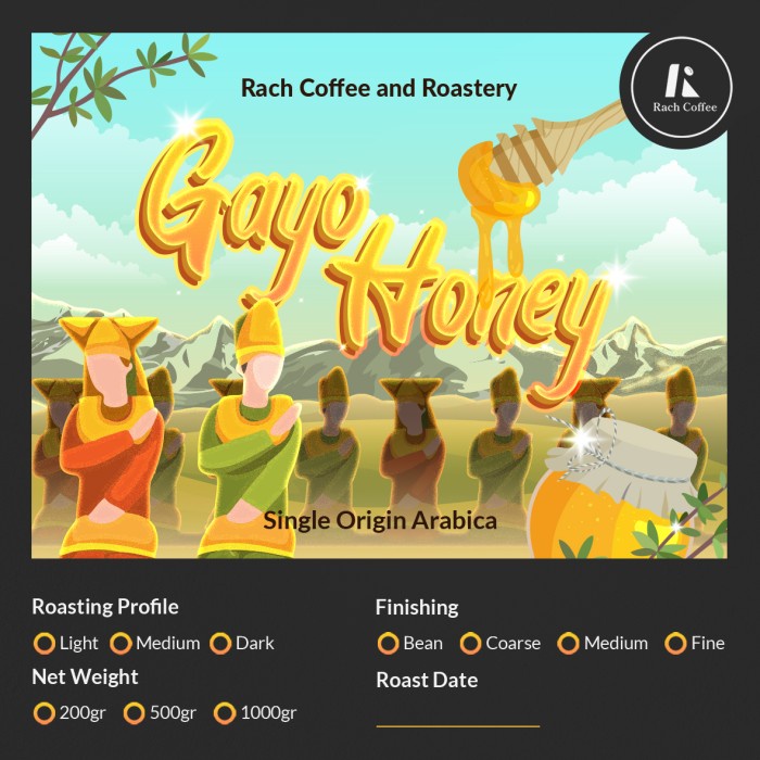 

Murah Kopi Arabika Aceh Gayo Honey 200 Gram - Roasted Berkualitas