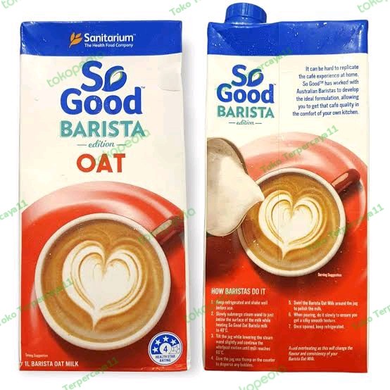 

Menakjubkan Sanitarium So Good Barista Edition Oat 1L | Krimer Promo