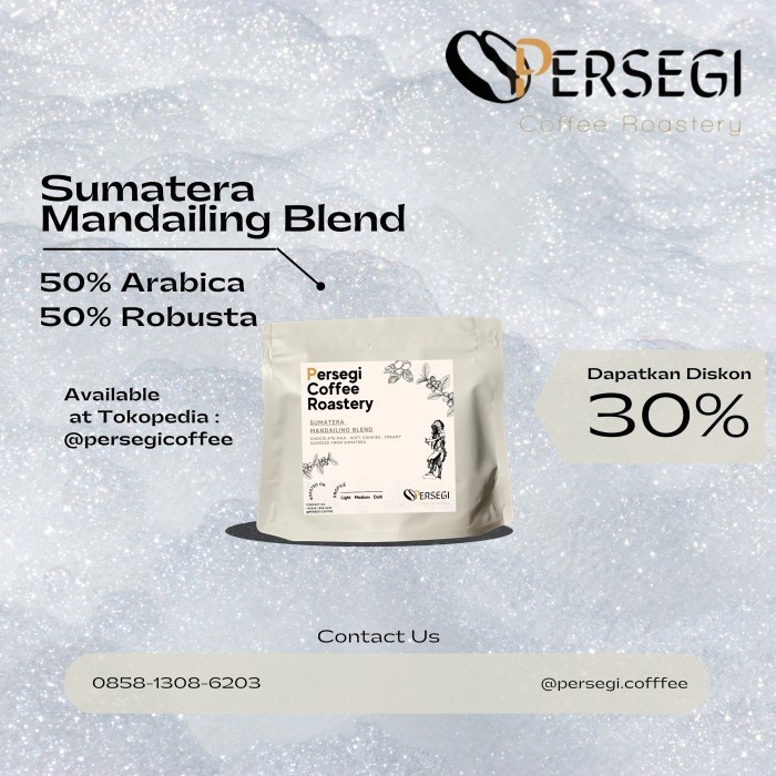 

Promo Bulan Ini Biji Kopi Roasted Beans Sumatera Mandailing Blend 100 Gr Sale!!!