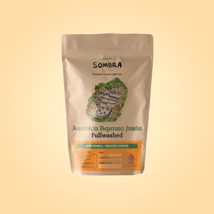 

Limited Sombra Coffe Arabica Bajawa Juria 100 Gr Ground (Giling) Limited