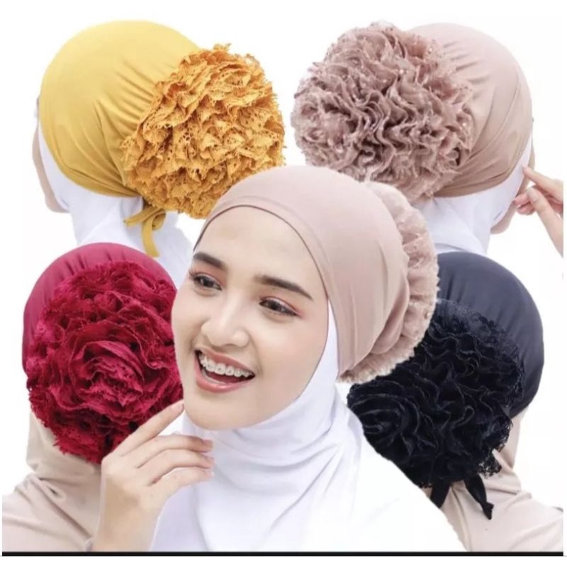 CIPUT CEPOL TURKI BUNGA BORKAT//INNER CEPOL TURKI PREMIUM//DALEMAN KERUDUNG CIPUT TURKI