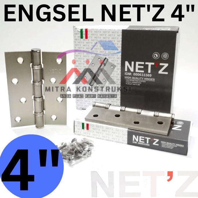;&;&;&;&] Engsel pintu jendela 4" perlusin / Engsel Netz 4 inch perlusin murah