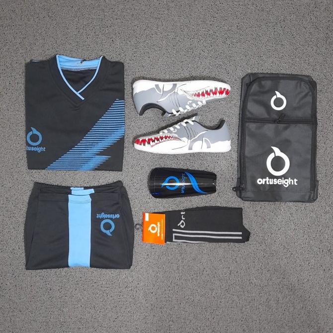 Promo Paket Komplit 5 Set Sepatu Futsal Anak Ortuseight Bonus Jersey