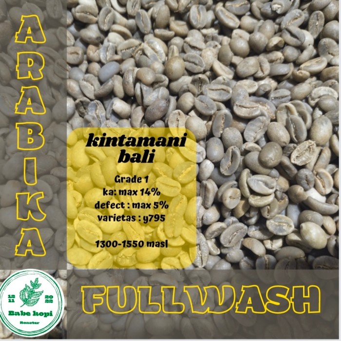 

Trendi Greenbean - Biji Kopi Arabika Kintamani Dryhull (Fullwash) 1Kg Trendi