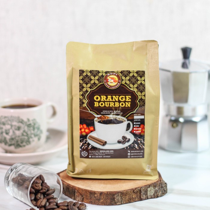 

Update Kopi Orange Bourbon 250 Gram Premium Coffee Murah