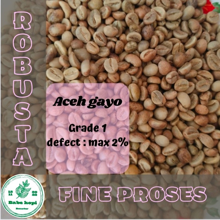 

Buruan Greenbean - Biji Kopi Robusta Fine Aceh Gayo 1Kg Berkualitas
