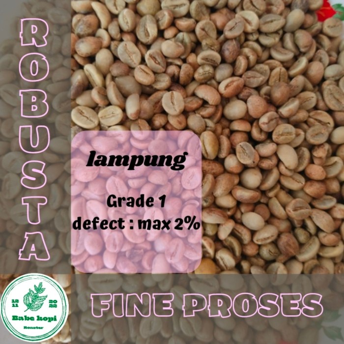 

Promo Green Bean - Biji Kopi Robusta Fine Lampung 1 Kg Hot Sale