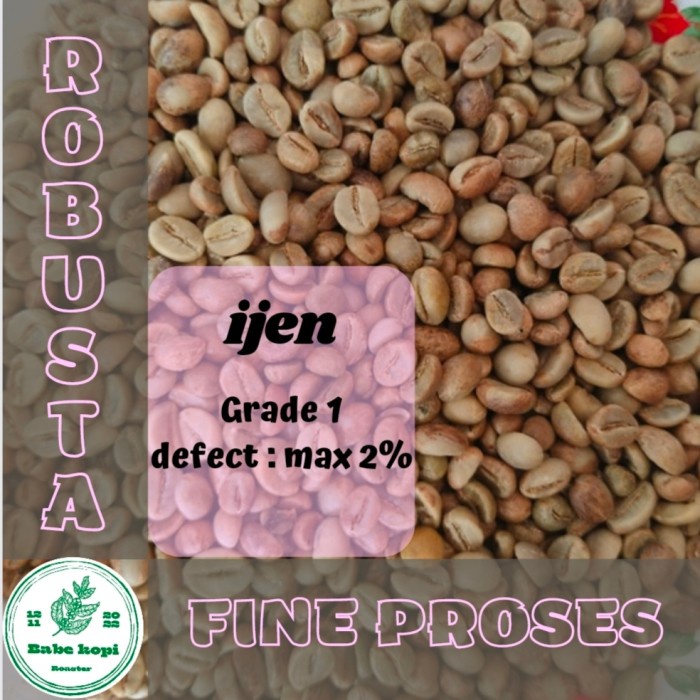 

Eklusif Greenbean - Biji Kopi Robusta Fine Ijen 1Kg Sale!!!