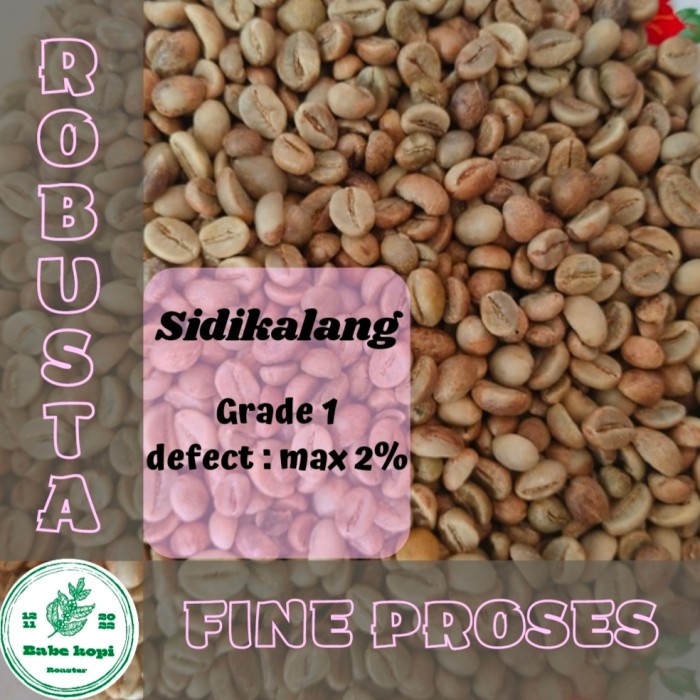 

Trendi Greenbean - Biji Kopi Robusta Fine Sidikalang 1Kg Trendi