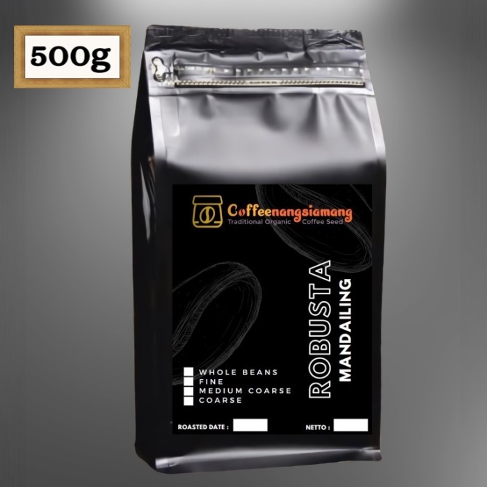 

Jual Kopi Fine Robusta Mandailing 500G Premium - (Biji/Giling) Bagus