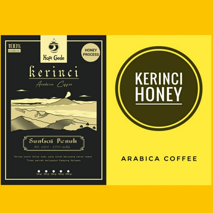 

Murah Kopi Arabika Kerinci Honey 500 Gram Arabica Coffee (Biji/Bubuk) Bergaransi