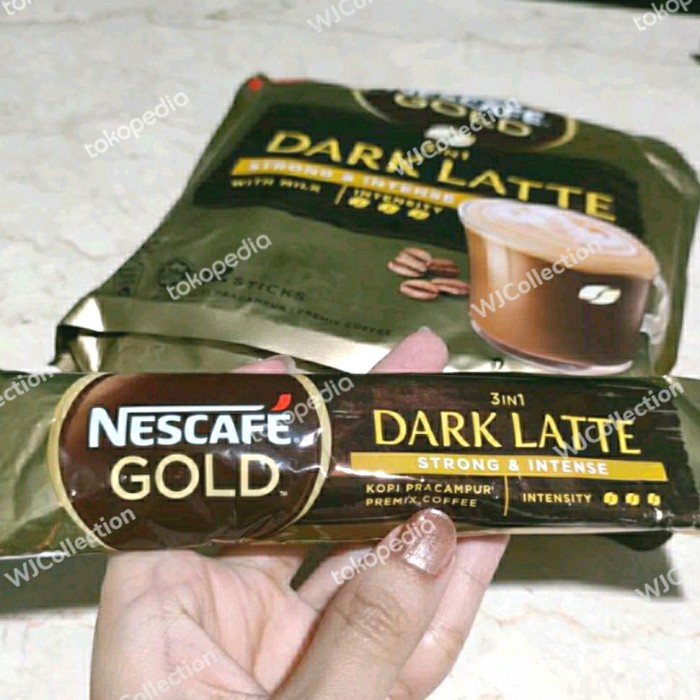 

Bagus Nescafe Gold Dark Latte Original Malaysia 408Gr Kopi Import 408 Gr Gilaa!!!
