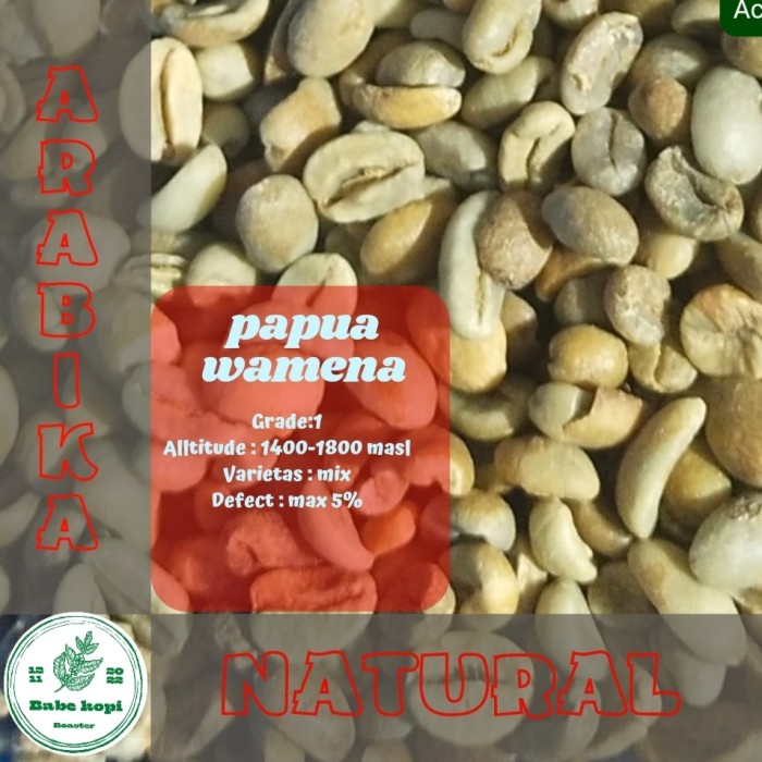 

Diskon Green Bean - Biji Kopi Arabika Papua Wamena Natural Proses 1Kg Limited