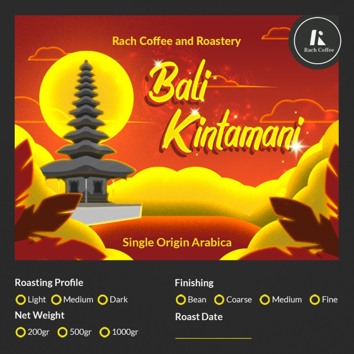 

Cuci Gudang Kopi Arabika Bali Kintamani 200 Gram - Roasted Bagus