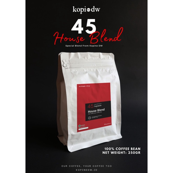 

Hot Sale Kopinedw Houseblend Bean 250Gr Terlaris