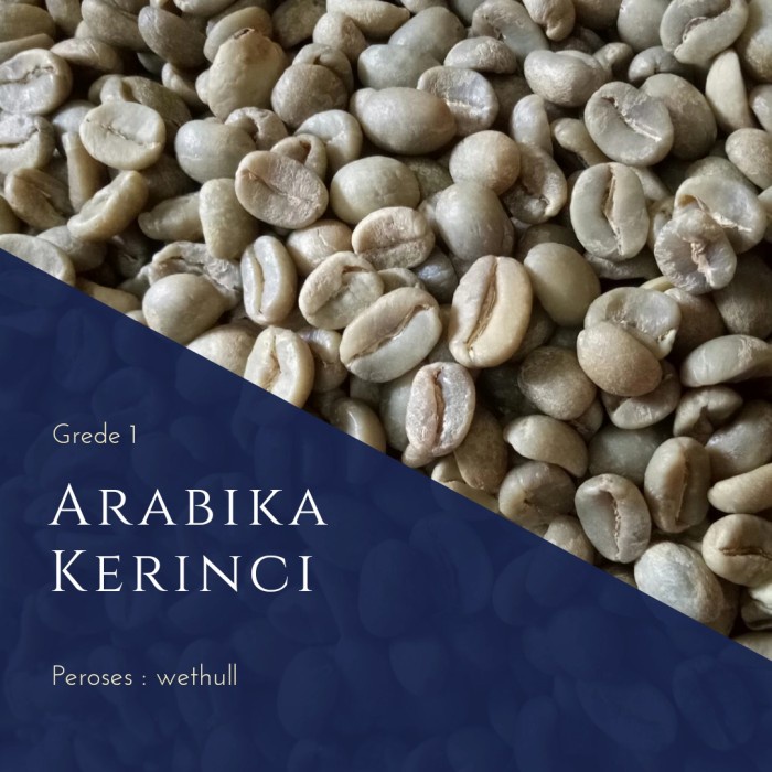 

Murah Arabika Green Bean Kerinci Peroses Semi Wash Grede 1 Terlaris