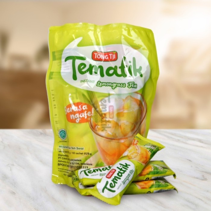 

Nikmati Tong Tji Tematik Instant Lemongrass (10 Sachet) Hemat