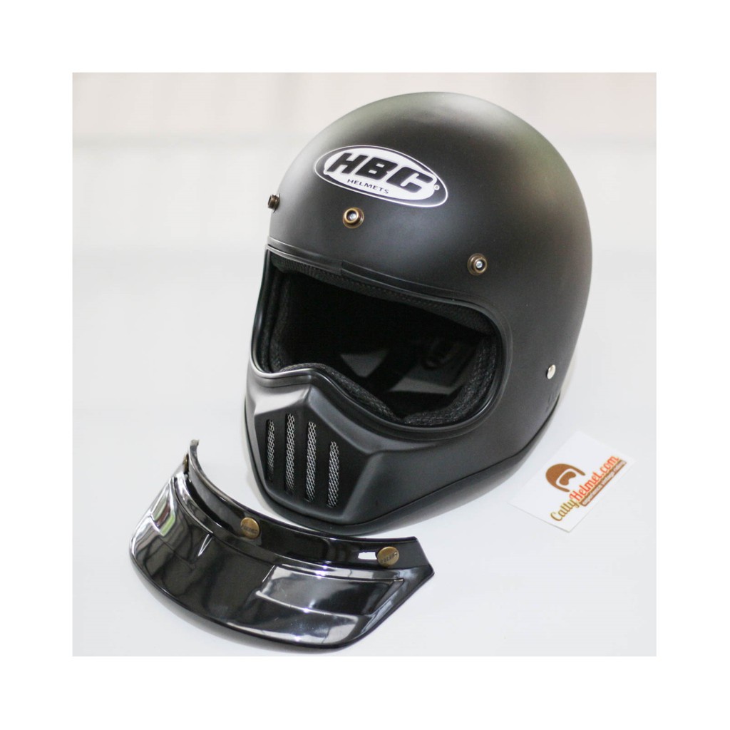 Cakil Hbc Polos - Helm Full Face