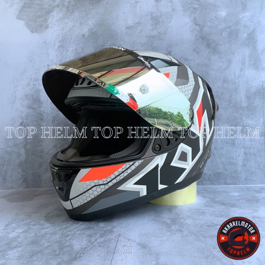 Helm Kyt R10 Motif Paket Ganteng Helm Full Face Kyt R10 Paket Ganteng