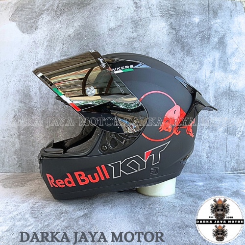 Helm Kyt R10 Solid Paket Banteng Merah Helm Kyt Full Face Paket Ganteng