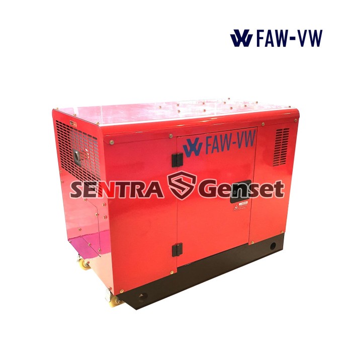 Genset Silent 13.75 Kva. Diesel Solar. 3 Phase. Faw Fdg 12 S -3