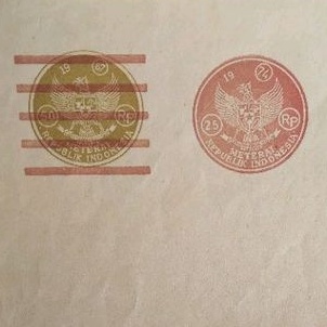 

kertas segel tahun 1974 original