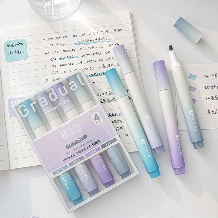 

Model Baruー1 SET ISI 4 HIGHLIGHTER WARNA PASTEL TERANG / 1 SET STABILO HIGHLIGHTER WARNA PASTEL TERANG BS