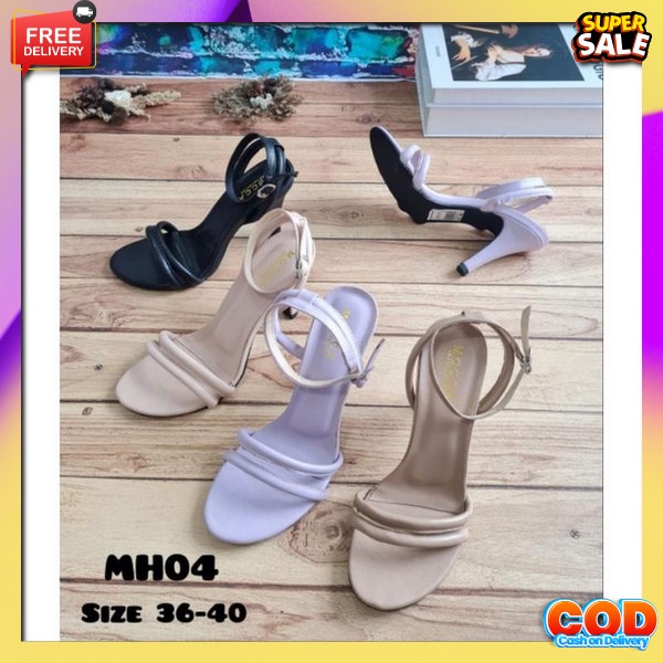 Hells Kerja Kantor Hells Terlaris Highheels Hak Tinggi Transparan Hak Sedang Wnta Sepatu High Hils P