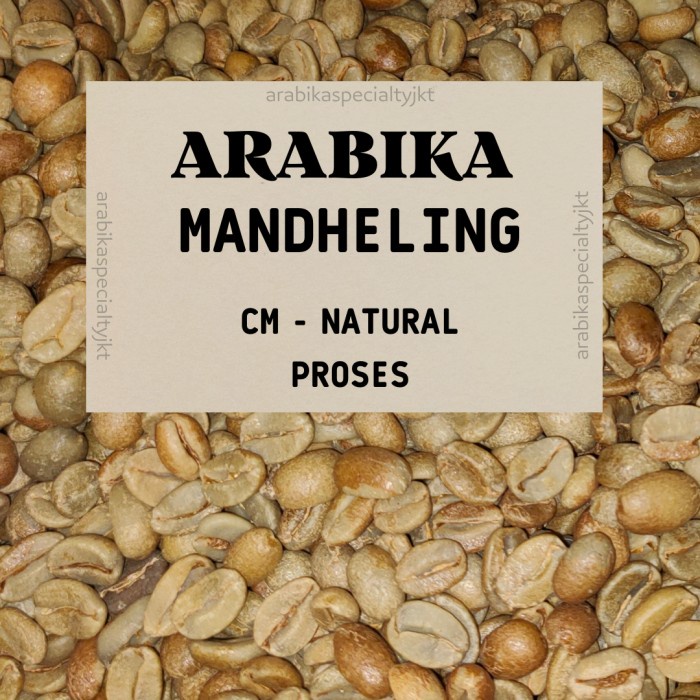 

Hemat Greenbean Arabika Mandailing Cm - Natural Murah