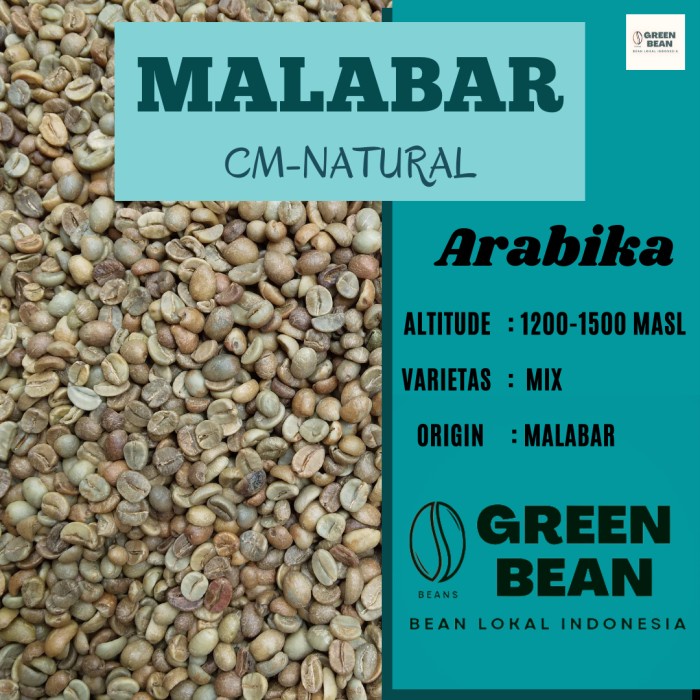 

Wow Green Bean / Biji Kopi Arabika Malabar - Cm Natural Limited