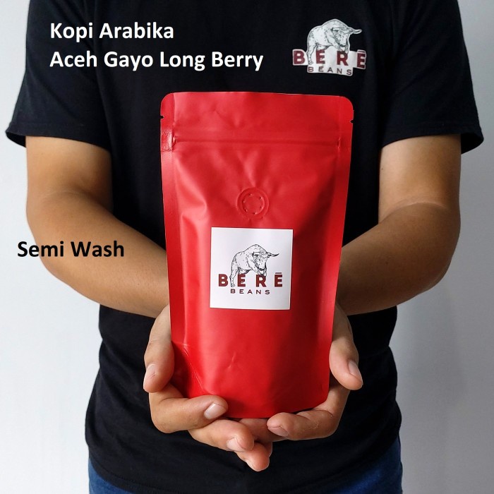 

Gaya Kopi Long Berry Arabika Aceh Gayo 100 Gram Bubuk Biji Coffee Bean Hot Sale