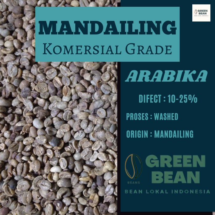 

Gaya Green Bean / Biji Kopi Arabika Mandailing - Komersial Grade Hot Sale