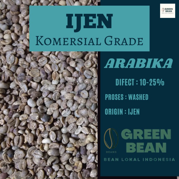 

Terlaris Green Bean / Biji Kopi Arabika Ijen - Komersial Grade Hot Sale