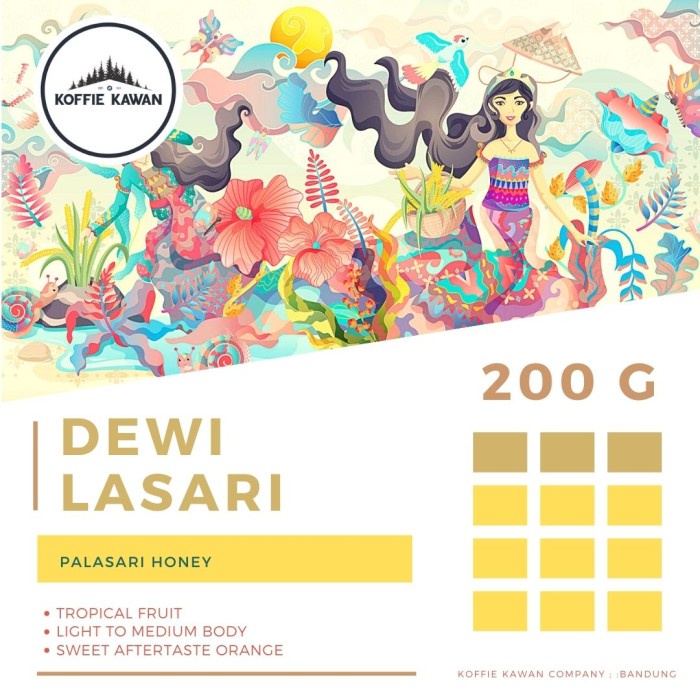 

Star Kopi Arabika Specialty Honey Dewi Lasari By Koffiekawan Roastery 200 G Bagus