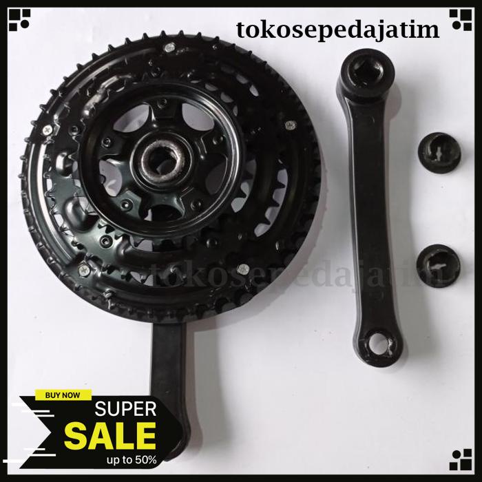 CRANK 3 SPEED 28T 38T 48T BEST QUALITY 