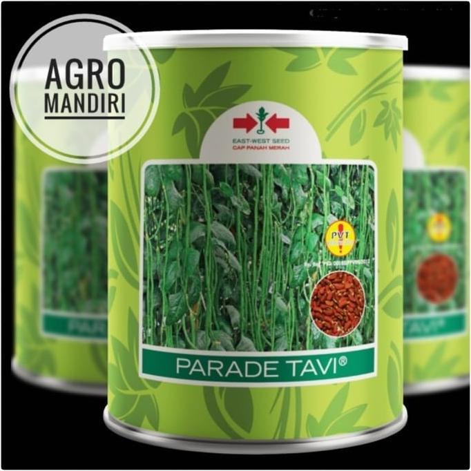 =+=+=+] Bibit Benih Kacang Panjang Parade Tavi Kaleng 500 Gram Cap Panah Merah