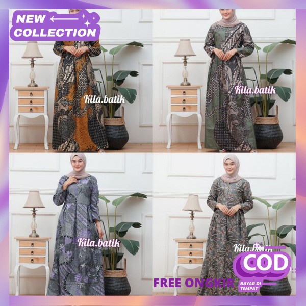 Baju Muslim Kombinasi Batik Premium Remaja Motif Sultan Gsmis Kondangan Kekinian Bstik Pesta Bju Mus