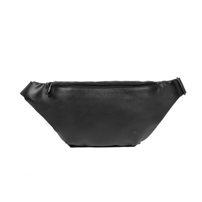 HARLOTH - Drago Waistbag Kulit / Tas Pinggang Pria Kulit Bla