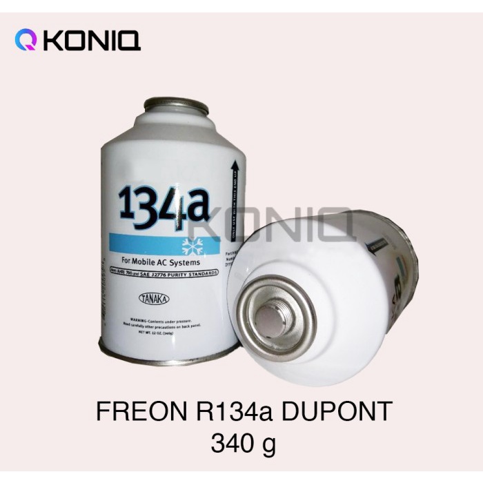 Terlaris Freon Ac Mobil R134A Dupont Kaleng 340 G / Gram