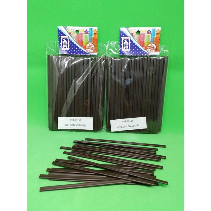 .........] Sedotan Hot Cup @100 Pcs